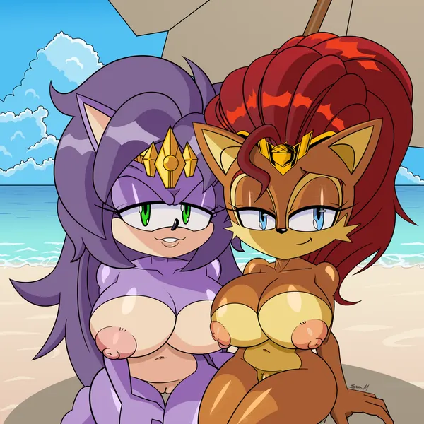 alicia acorn, queen aleena hedgehog (archie comics, sega) created by mobian monster