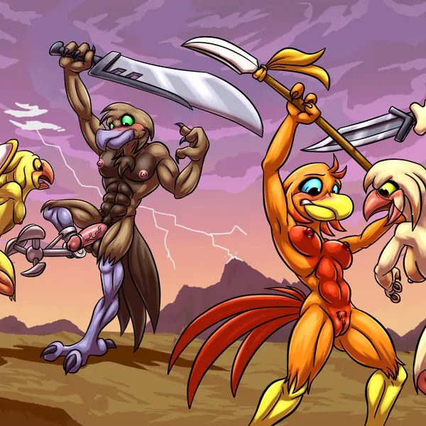 amara (windborn), draya (windborn), orlan (windborn) (windborn) created by bassybefuddle