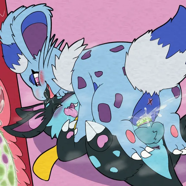amber (sws), dart (syngie) (game freak, nintendo) created by syngie
