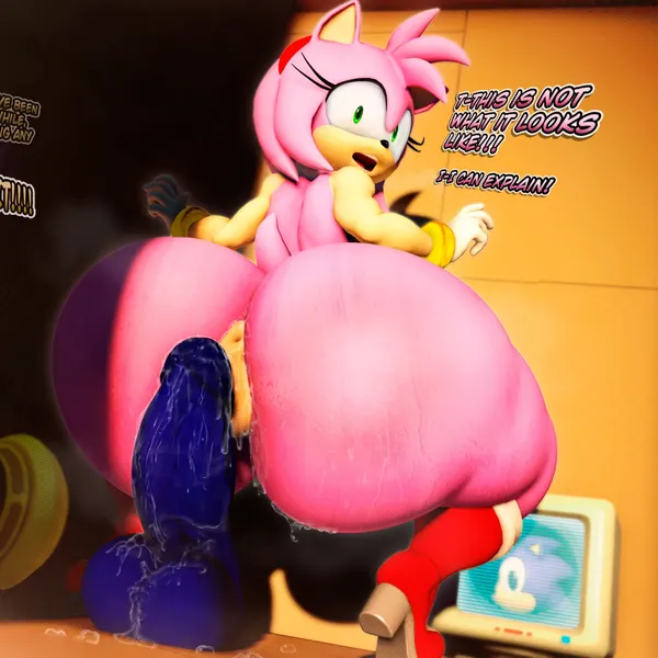 amy rose, sonic the hedgehog (sega, sonic the hedgehog (series)) created by perros god
