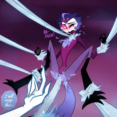 andrealphus (helluva boss), stolas (helluva boss) (hellaverse, helluva boss) created by lunaticaauri