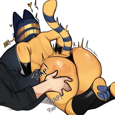 ankha (animal crossing) (animal crossing, nintendo) created by samma