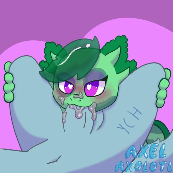 axel the axolotl, ych (character) created by axel axolotl (artist)