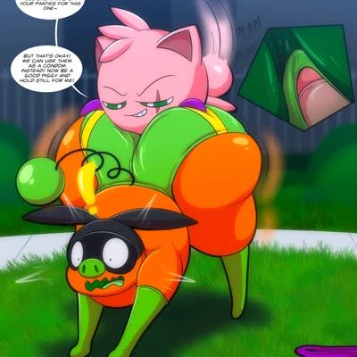 axel the tepig, bacon butt (tepigfan101), creampuff (tepigfan101) (nintendo, pokemon) created by tepigfan101
