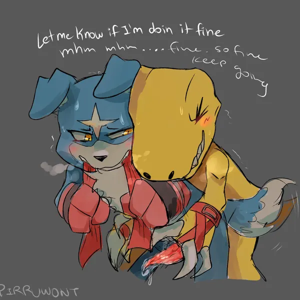 bandai namco, digimon created by pirruwan