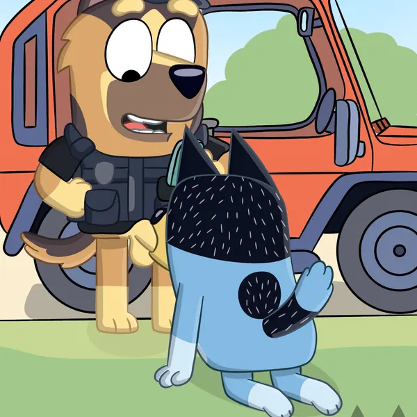 bandit heeler (bluey (series)) created by banditr17