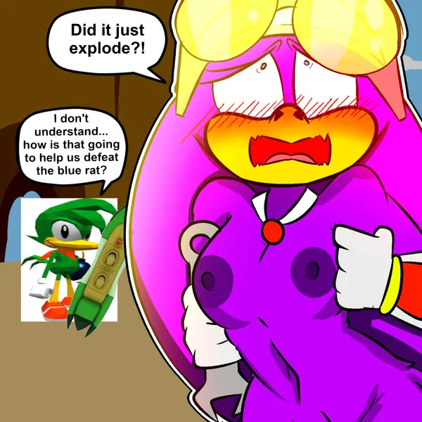 bean the dynamite, wave the swallow (sega, sonic riders) created by bell-thing