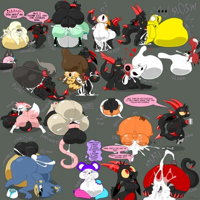 bearzel (chikn nuggit), cheezborger (chikn nuggit), chikn nuggit (chikn nuggit) (chikn nuggit, mythology) created by toilet man