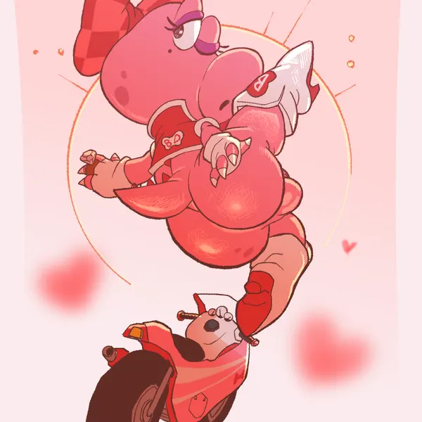 birdo (character) (mario bros, mario kart) created by capcognito