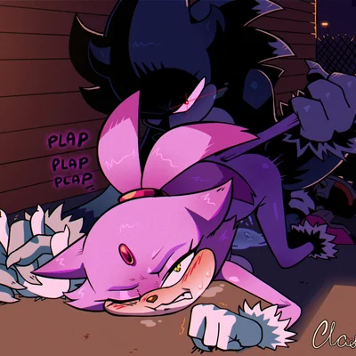 blaze the cat, sonic the hedgehog, sonic the werehog (mythology, sega) created by classica p