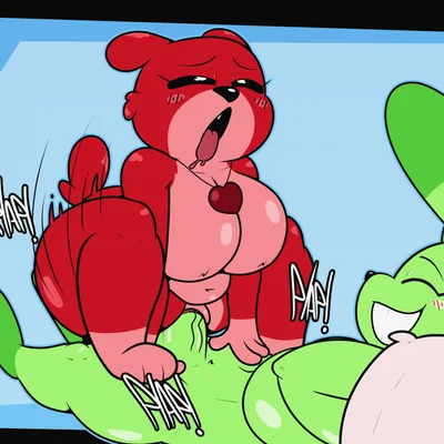 bobby bearhug, hoppy hopscotch (mob entertainment, poppy playtime) created by luanctoons