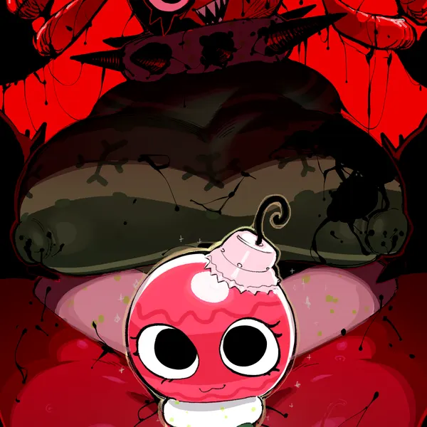 bobette (dandy's world) (blushcrunch studio, christmas) created by goatboydraws