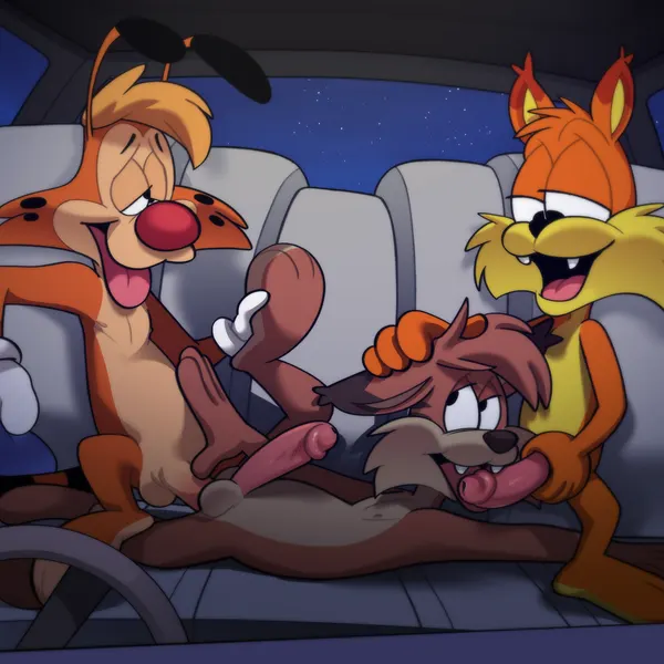 bonkers d. bobcat, bubsy bobcat, xinny the caracal (bonkers (series), bubsy (series)) created by hairlessboyblunder