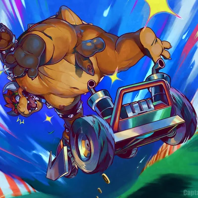 bowser (bowser day, mario bros) created by captain nikko