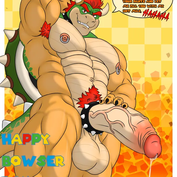 bowser (bowser day, mario bros) created by sondinker fazbear's