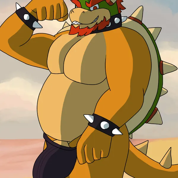 bowser (mario bros, nintendo) created by fwankie