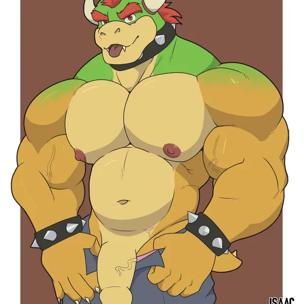 bowser (mario bros, nintendo) created by isaac andel