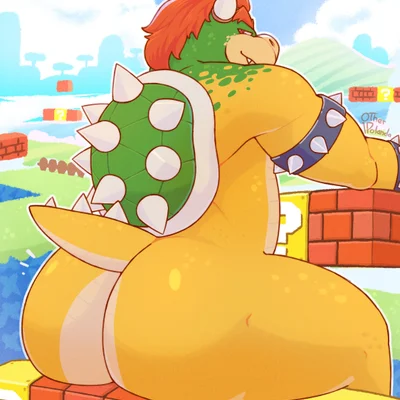 bowser (mario bros, nintendo) created by otherpolanda