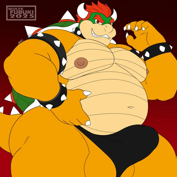 bowser (mario bros, nintendo) created by wolfe fubuki