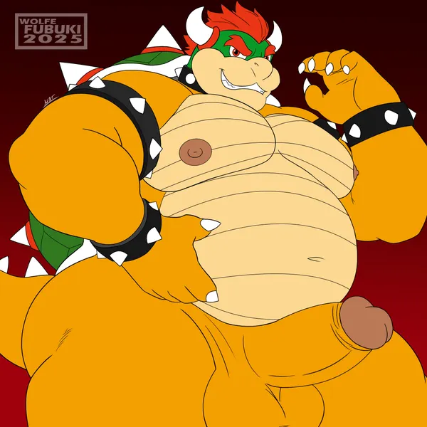 bowser (mario bros, nintendo) created by wolfe fubuki