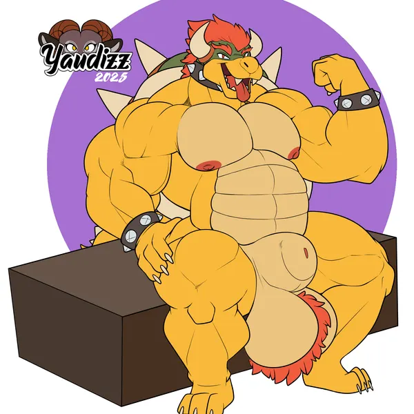 bowser (mario bros, nintendo) created by yaudizz