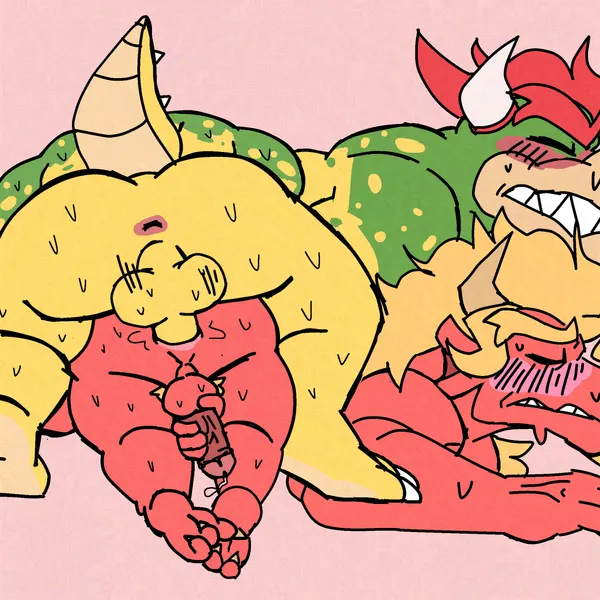 bowser, trevor (apolonoise) (bowser day, mario bros) created by apolonoise
