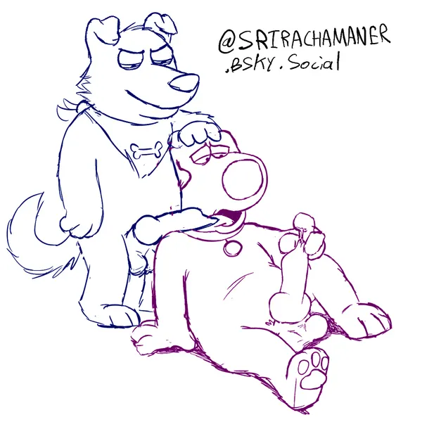 brian griffin, new brian (family guy) created by srirachamander