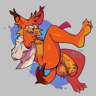 bubsy bobcat (bubsy (series), bubsy 4d) created by lemonzealot