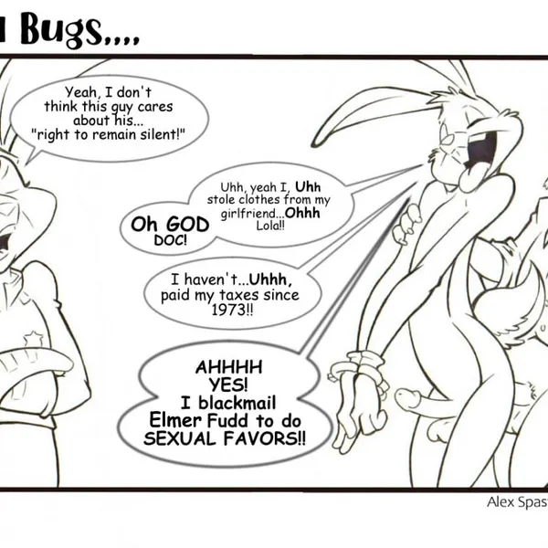 bugs bunny, judy hopps, nick wilde (disney, looney tunes) created by alex spastic