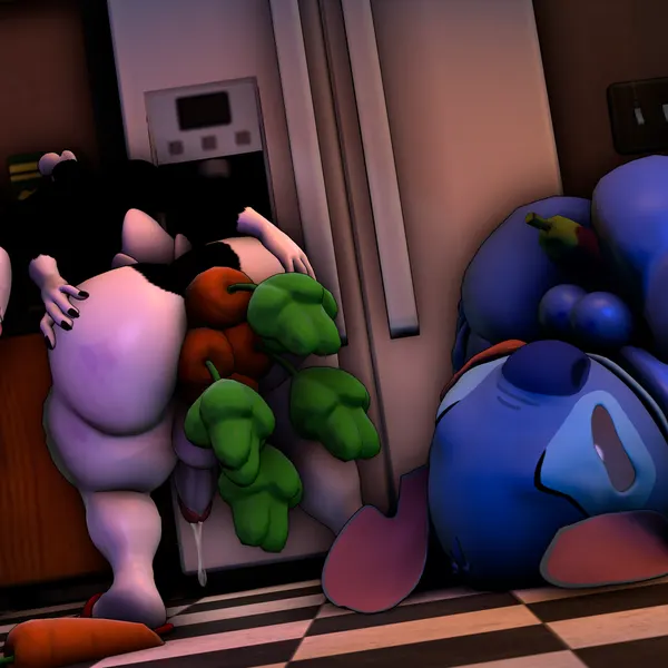bunnicula, stitch (lilo and stitch) (bunnicula (series), disney) created by qualske98