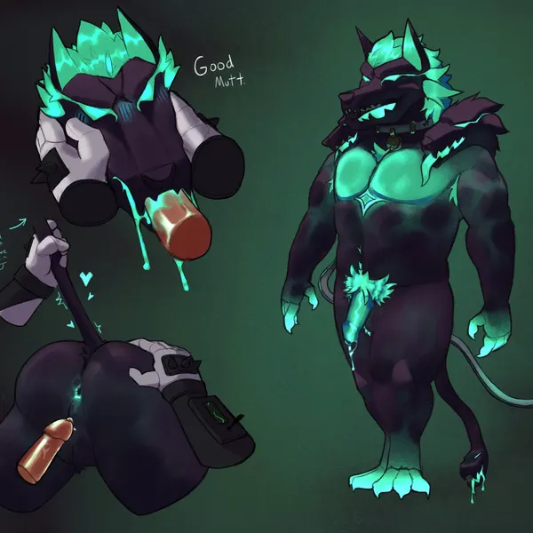 cerberus (fortnite), overtaker (fortnite) (epic games, european mythology) created by marchar