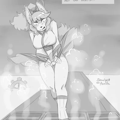 ceroba ketsukane (undertale yellow) created by starlighterxeta