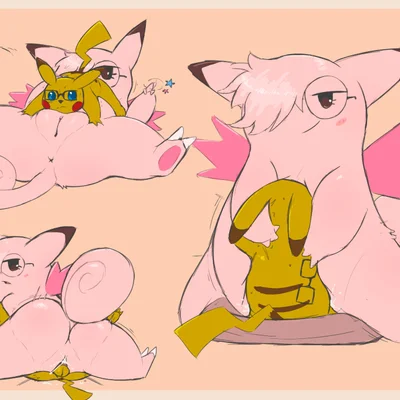 clair the clefable (nintendo, pokemon) created by pikajota
