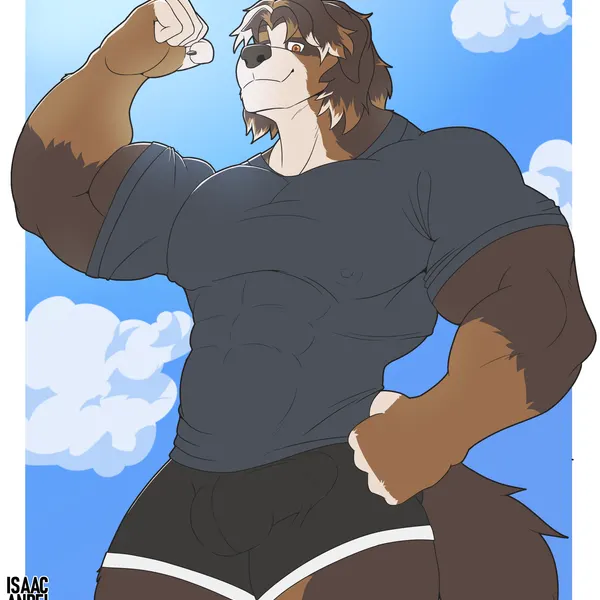 cres the bernese mountain dog created by isaac andel