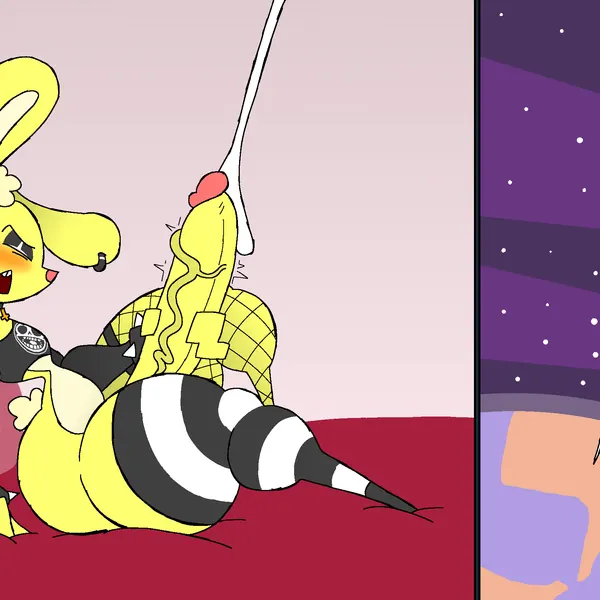 cuddles (htf) (gorillaz, happy tree friends) created by thatdawgmurray