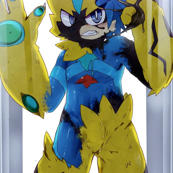 cyan 02 (nintendo, pokemon) created by afdszz1