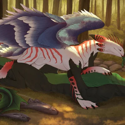 danie (moonski), vindskera (dreamworks, european mythology) created by veoros