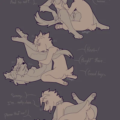 david (pantheggon), sammy (sammypup) created by pantheggon