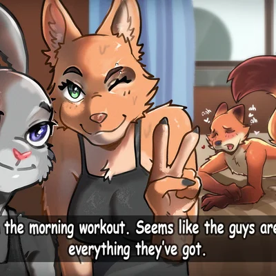 diane foxington, judy hopps, mr. wolf (the bad guys) (disney, dreamworks) created by glebyshka78