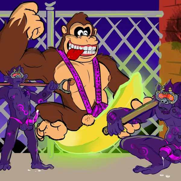 donkey kong (character), fan character (donkey kong (series), donkey kong bananza) created by kinkykeroro