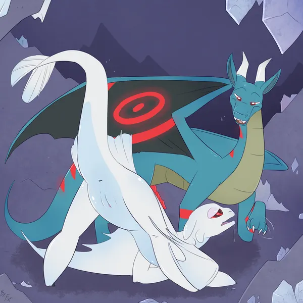 dragoviir, nubless (dreamworks, european mythology) created by fuf