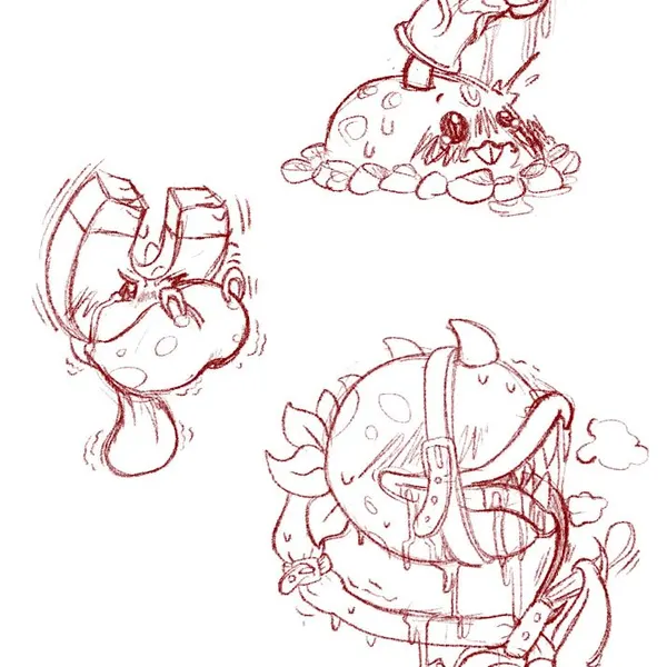 electronic arts, plants vs. zombies created by inkdoll
