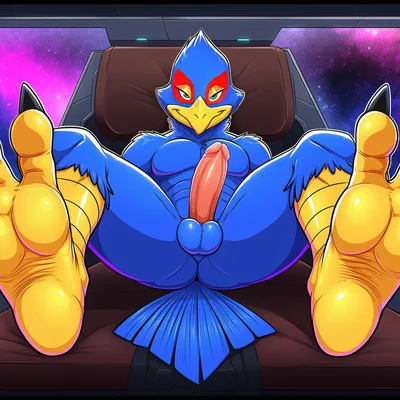 falco lombardi (nintendo, star fox) created by sergalbutt