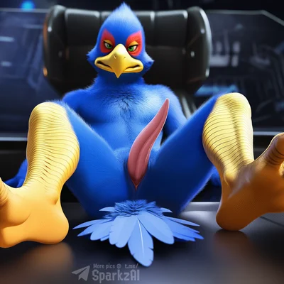 falco lombardi (nintendo, star fox) created by sergalbutt