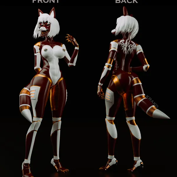 fan character, fx-05 (krako) (five nights at freddy's, five nights at freddy's world) created by krako