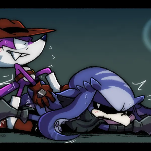 fang the hunter, mimic the octopus (idw publishing, sega) created by kazoko (artist)