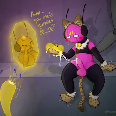 five pebbles (rain world), looks to the moon (rain world) (rain world, videocult) created by pincoosh