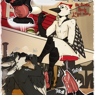 fyr (fenrir784), layvan (kfc) created by keesandwich