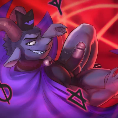 goat (cult of the lamb) (cult of the lamb, massive monster (studio)) created by cabura