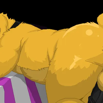 golden freddy (fnaf) (five nights at freddy's, scottgames) created by myuger